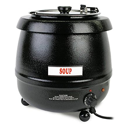 Commercial Electric Soup Kettle Warmer - 10.5 Quart