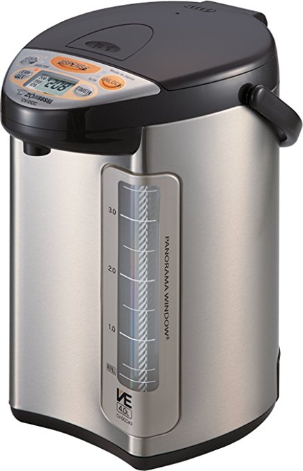 Zojirushi America Corporation CV-DCC40XT VE Hybrid Water Boiler and Warmer, 4-Liter, Stainless Dark Brown