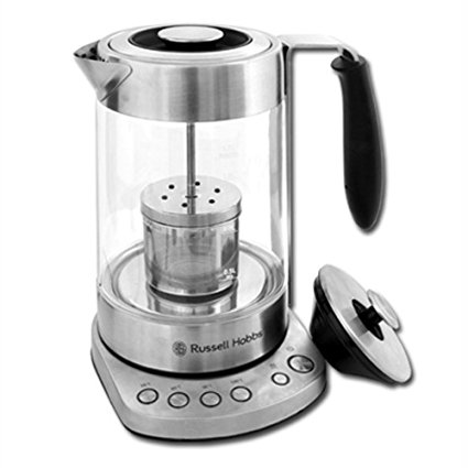 Russell Hobbs 2 in 1 Combined Electric Tea Maker and Water Kettle RH-S0816TM Stainless Steel Glass 1.7L