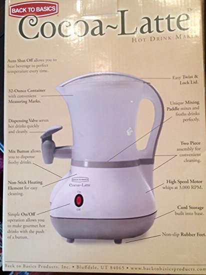 Cocoa Latte Hot Drink Maker By Back to Basics