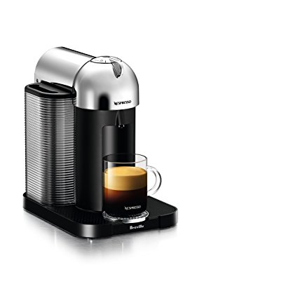 Nespresso Vertuo Coffee and Espresso Machine by Breville, Chrome