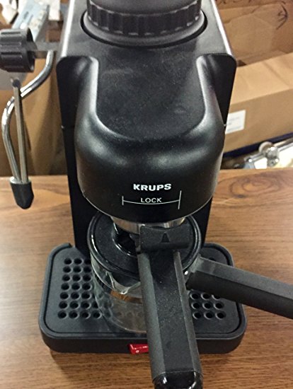 Krups Model 963 Black Espresso / Cappuccino Maker 4 CUP Steam