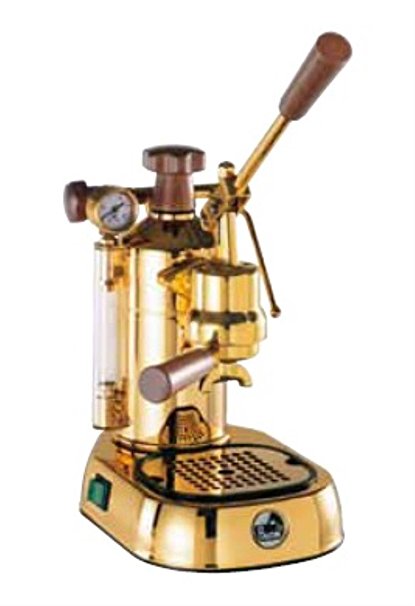 La Pavoni PPG-16 Professional 16-Cup Espresso Machine, Brass