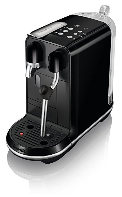 Breville BNE500BKS1BUS1 Nespresso Creatista Uno Single Serve Espresso Machine, Black