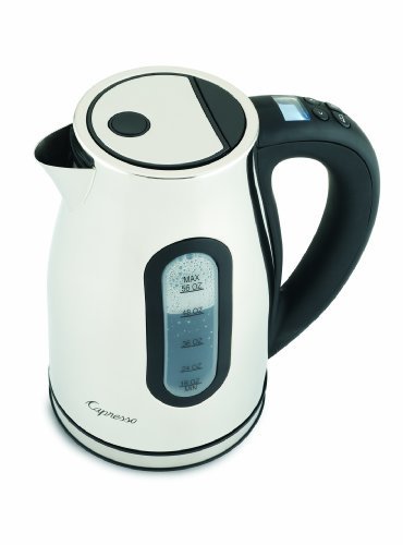 Capresso Water Kettle H2O Pro, Stainless Steel/Polished Chrome, 56-Ounce by Jura-Capresso