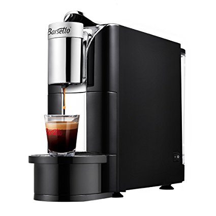 Espresso Machine Barsetto Automatic Electronic Control Single Serve Brewer One Button Capsule Coffee Maker