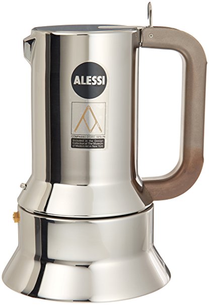 Alessi 9090/M Espresso Coffee Maker, Silver