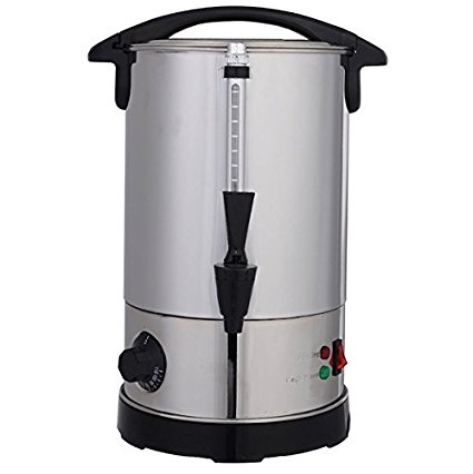 6 Quart Stainless Steel Electric Water Boiler 750W Warmer Hot Water Kettle Dispenser High Power For Home And Restaurant Adjustable Temperature 38 Degrees To 100 Degrees