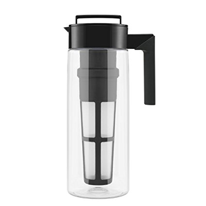 Takeya Flash Chill Iced Tea Maker, 2 Quarts, Black