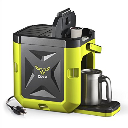 OXX COFFEEBOXX Jobsite Single Serve Coffee Maker, Green