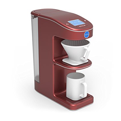 Invergo Automated Pour Over Coffee System - Silver (Red)