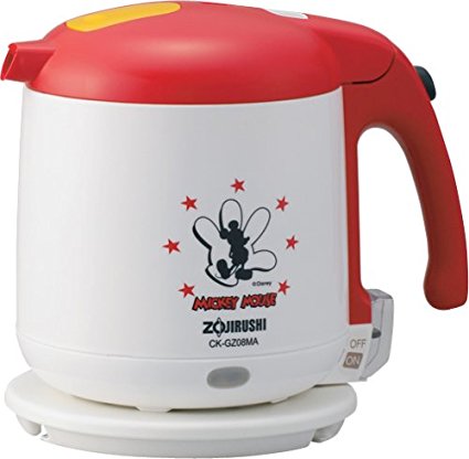 Mickey Mouse electric kettle ZOJIRUSHI 800ml CK-GZ08MA-ER Red