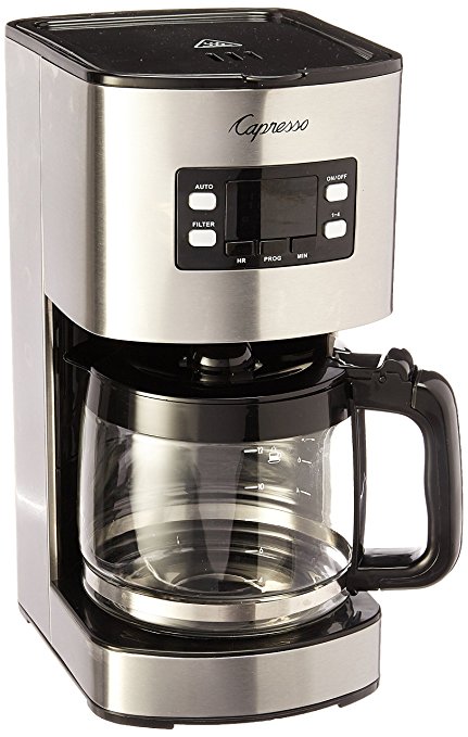 Capresso 434.05 12 Cup Coffee Maker SG300, Stainless Steel