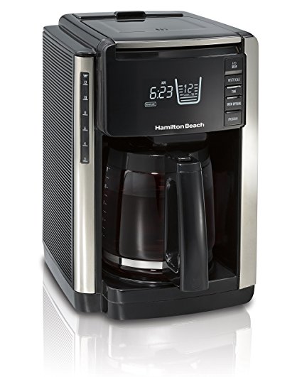 Hamilton Beach 45300R Trucount 12 Cup Programmable Coffee Maker, Black